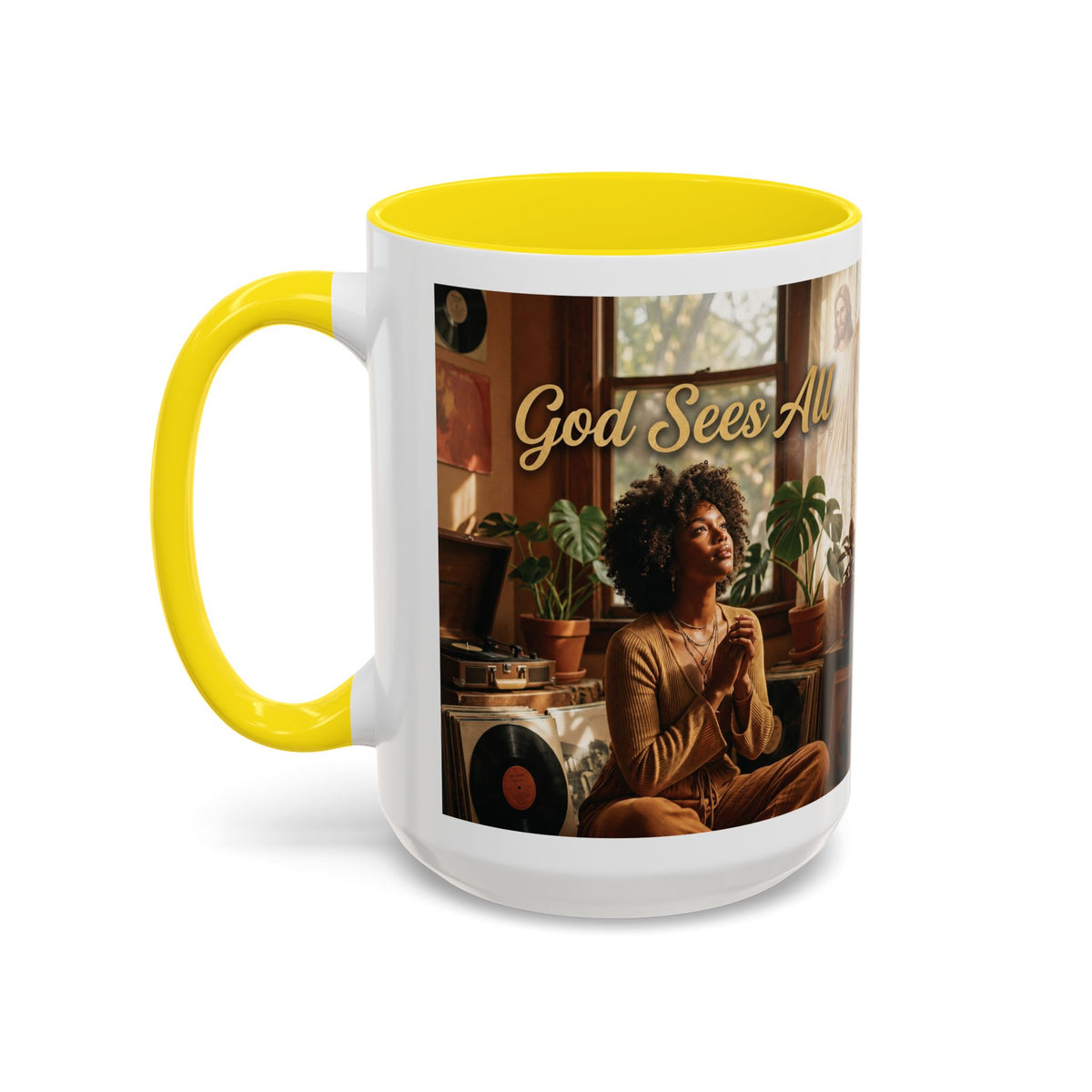 God Sees All | Album Art Mug | Free Digital Download | 11oz 15oz