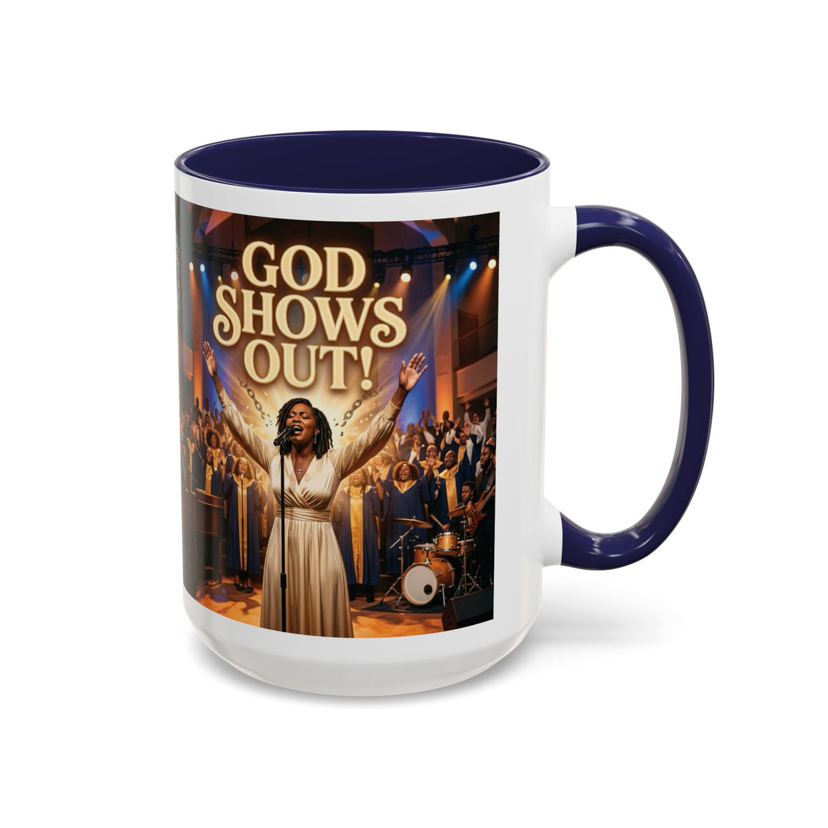 God Shows Out! | Album Art Mug | Free Digital Download | 11oz 15oz