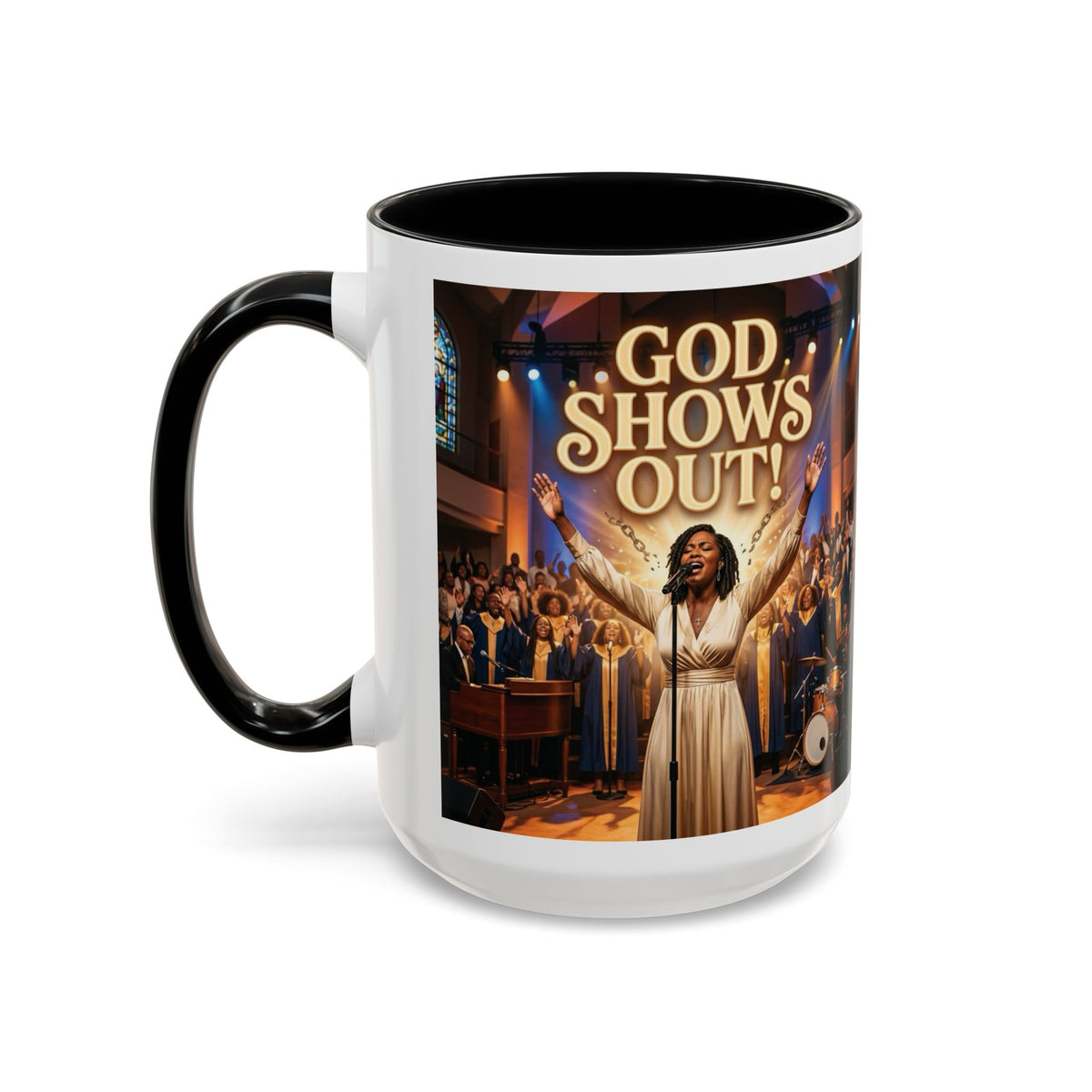 God Shows Out! | Album Art Mug | Free Digital Download | 11oz 15oz