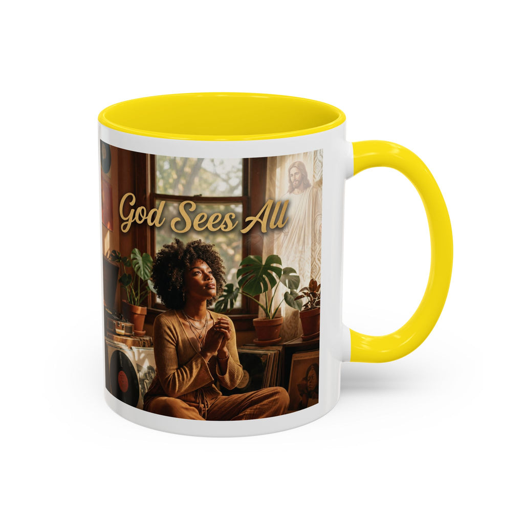 God Sees All | Album Art Mug | Free Digital Download | 11oz 15oz