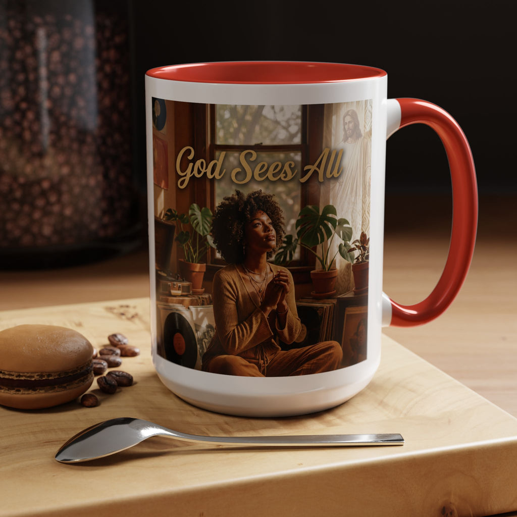 God Sees All | Album Art Mug | Free Digital Download | 11oz 15oz