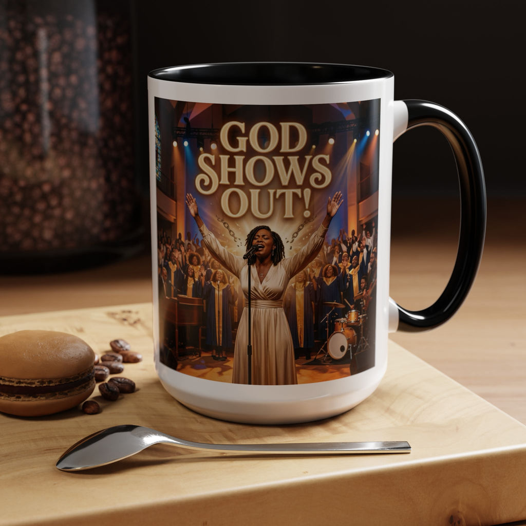 God Shows Out! | Album Art Mug | Free Digital Download | 11oz 15oz