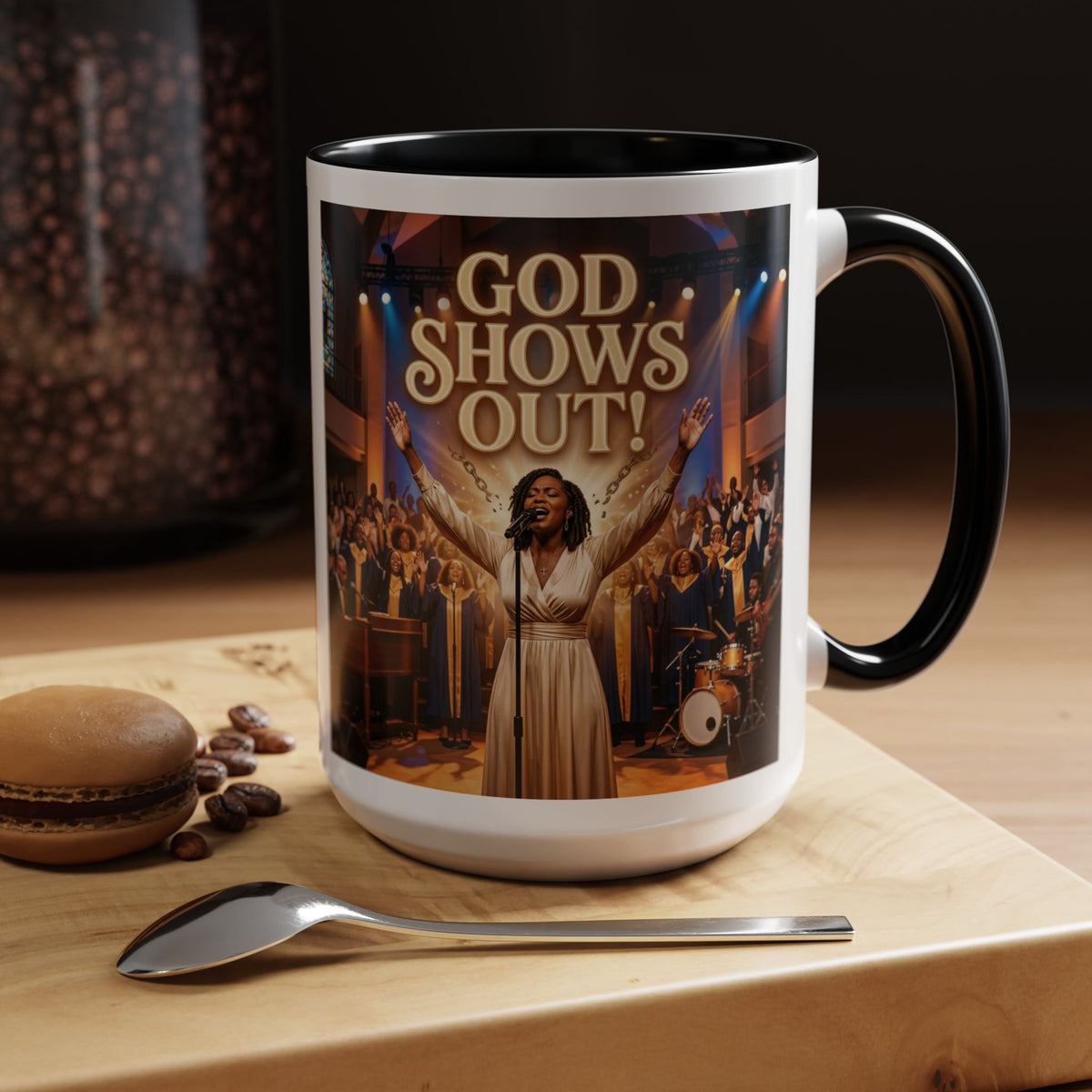 God Shows Out! | Album Art Mug | Free Digital Download | 11oz 15oz