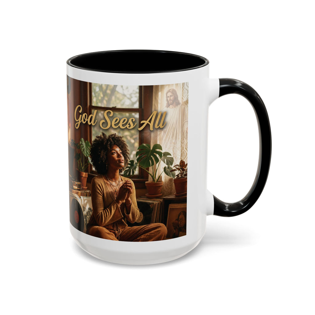 God Sees All | Album Art Mug | Free Digital Download | 11oz 15oz