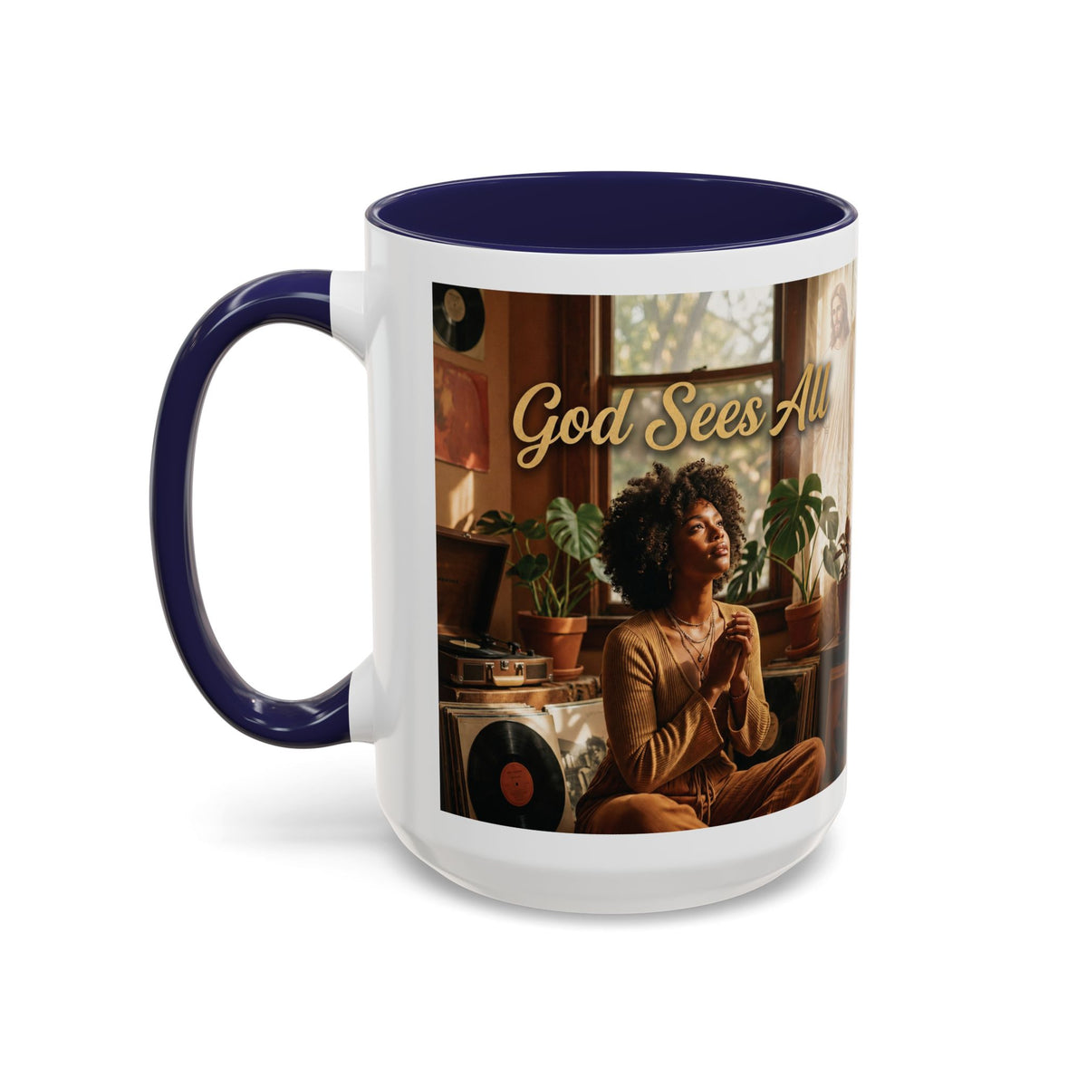 God Sees All | Album Art Mug | Free Digital Download | 11oz 15oz