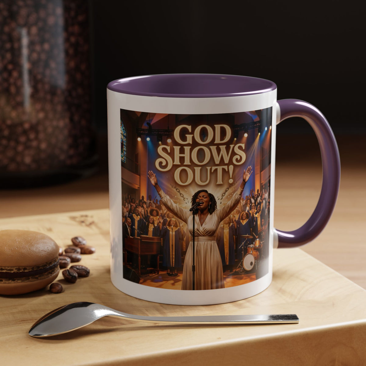 God Shows Out! | Album Art Mug | Free Digital Download | 11oz 15oz