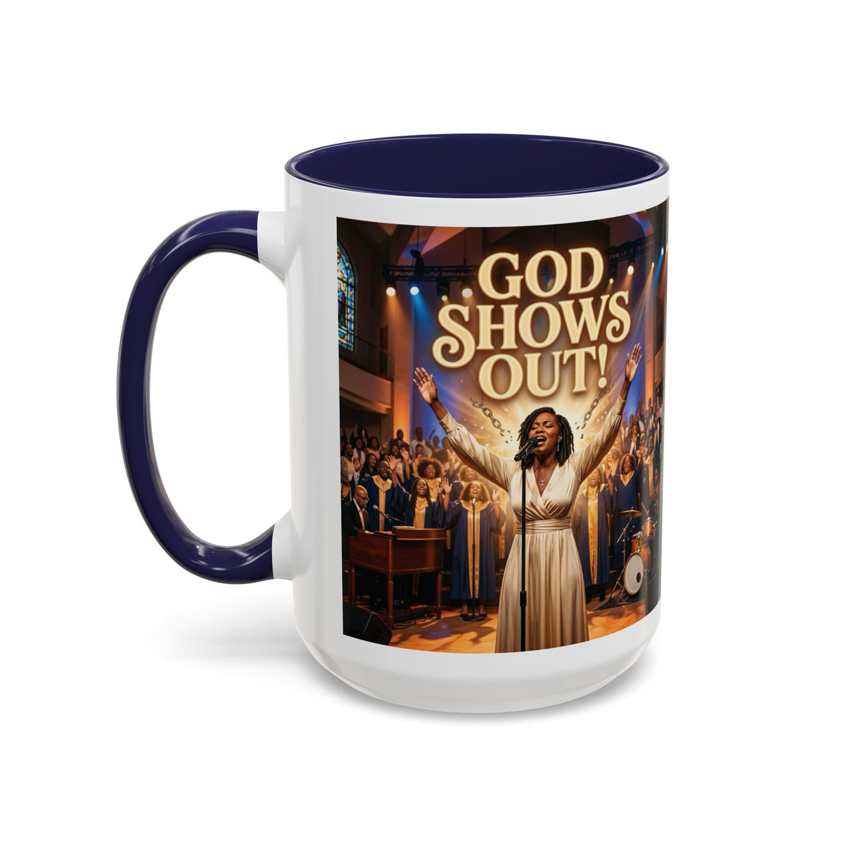 God Shows Out! | Album Art Mug | Free Digital Download | 11oz 15oz