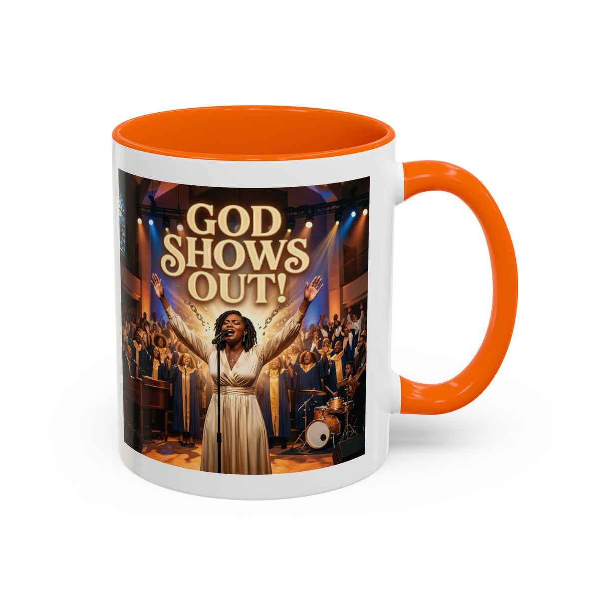 God Shows Out! | Album Art Mug | Free Digital Download | 11oz 15oz