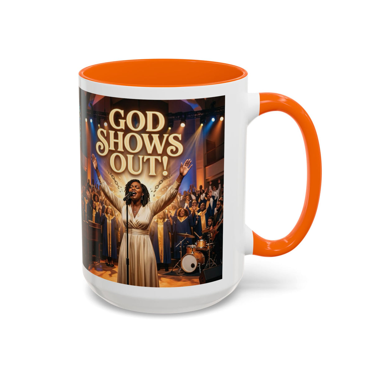 God Shows Out! | Album Art Mug | Free Digital Download | 11oz 15oz