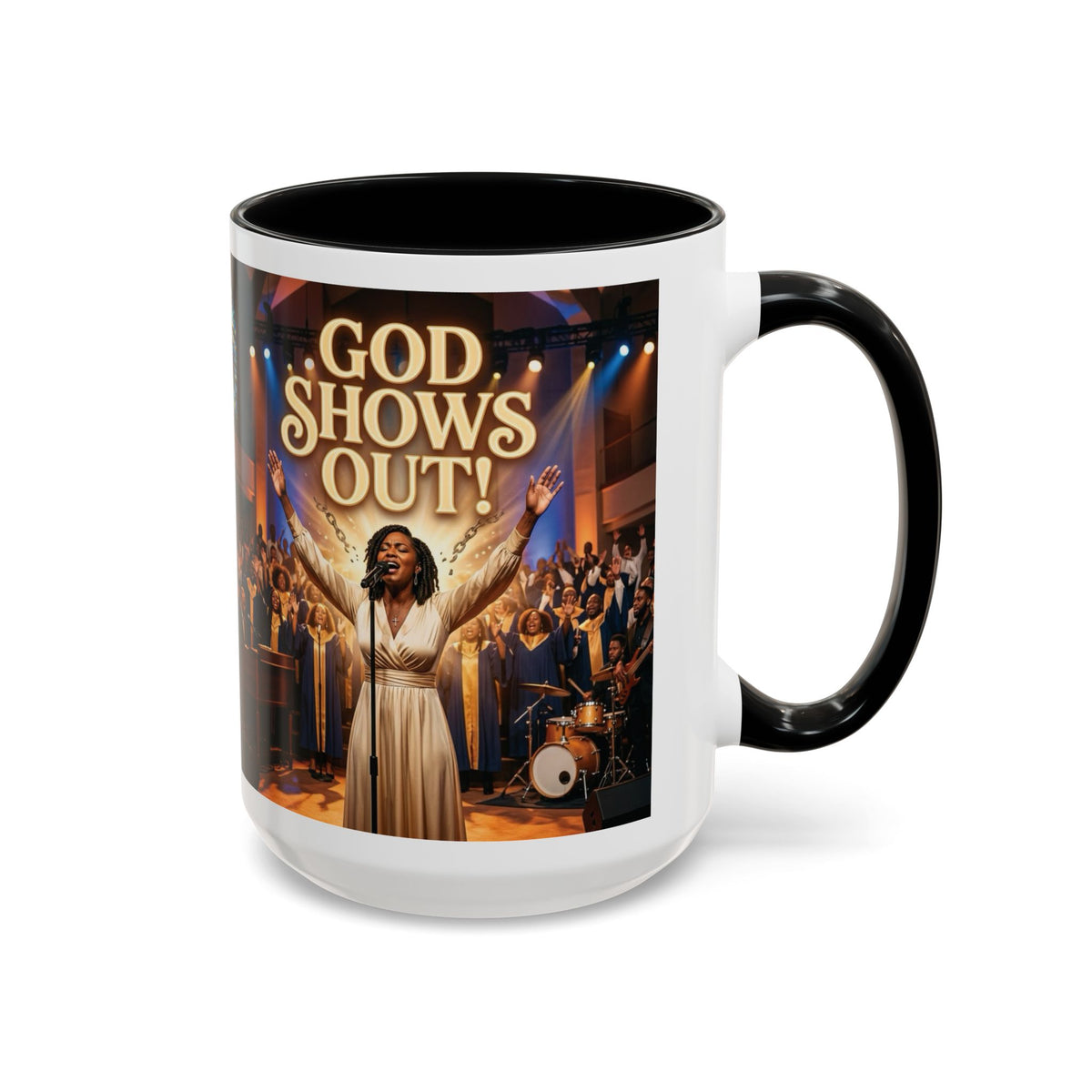 God Shows Out! | Album Art Mug | Free Digital Download | 11oz 15oz