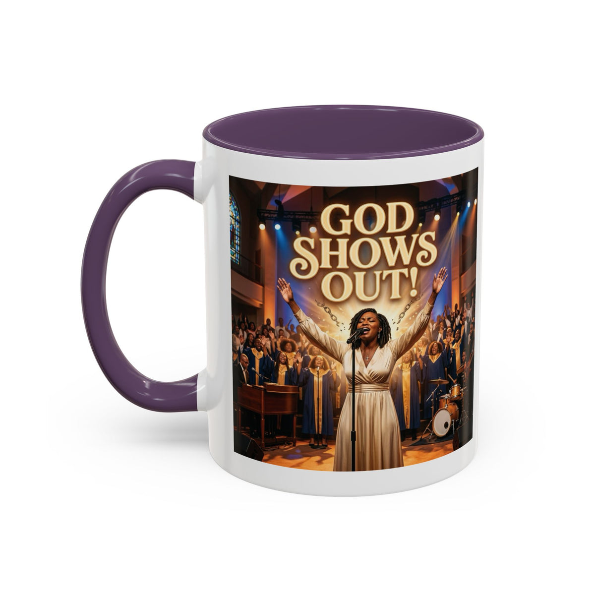 God Shows Out! | Album Art Mug | Free Digital Download | 11oz 15oz