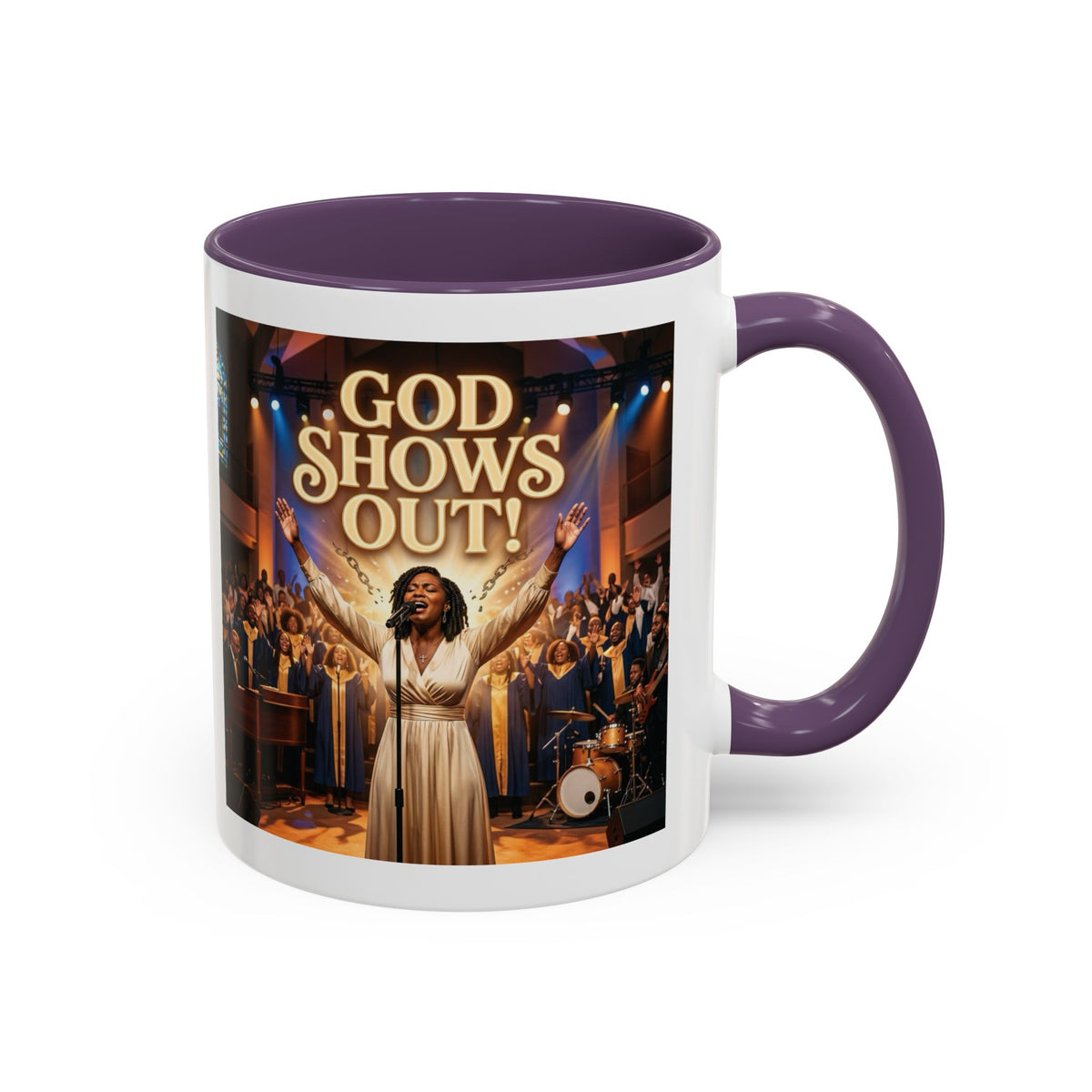 God Shows Out! | Album Art Mug | Free Digital Download | 11oz 15oz