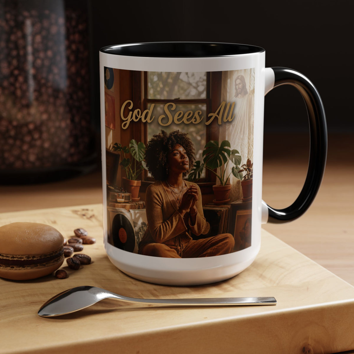 God Sees All | Album Art Mug | Free Digital Download | 11oz 15oz