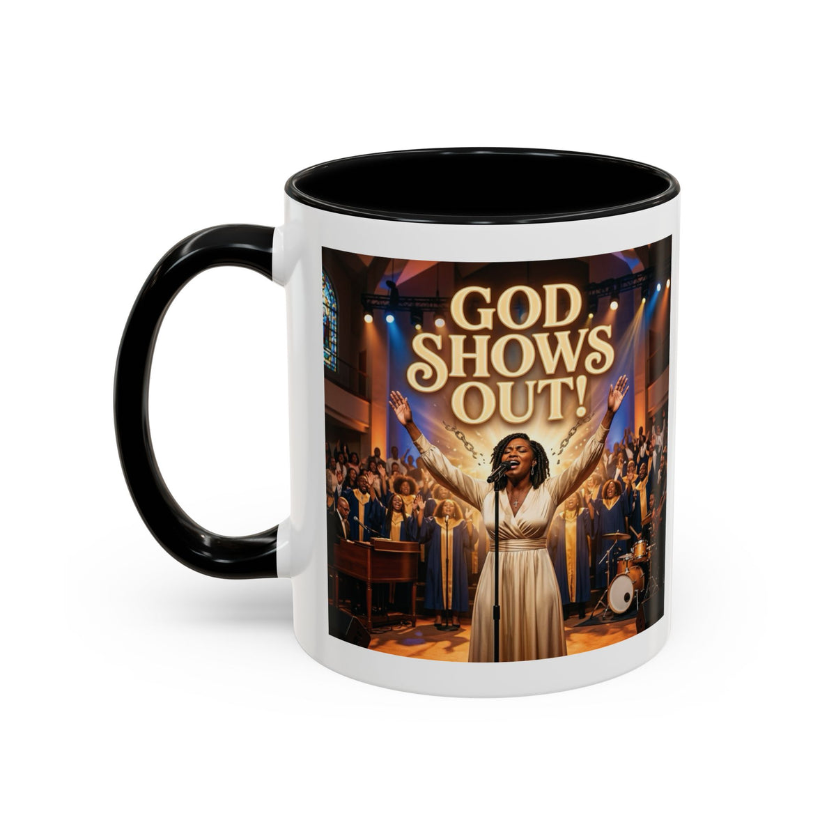 God Shows Out! | Album Art Mug | Free Digital Download | 11oz 15oz