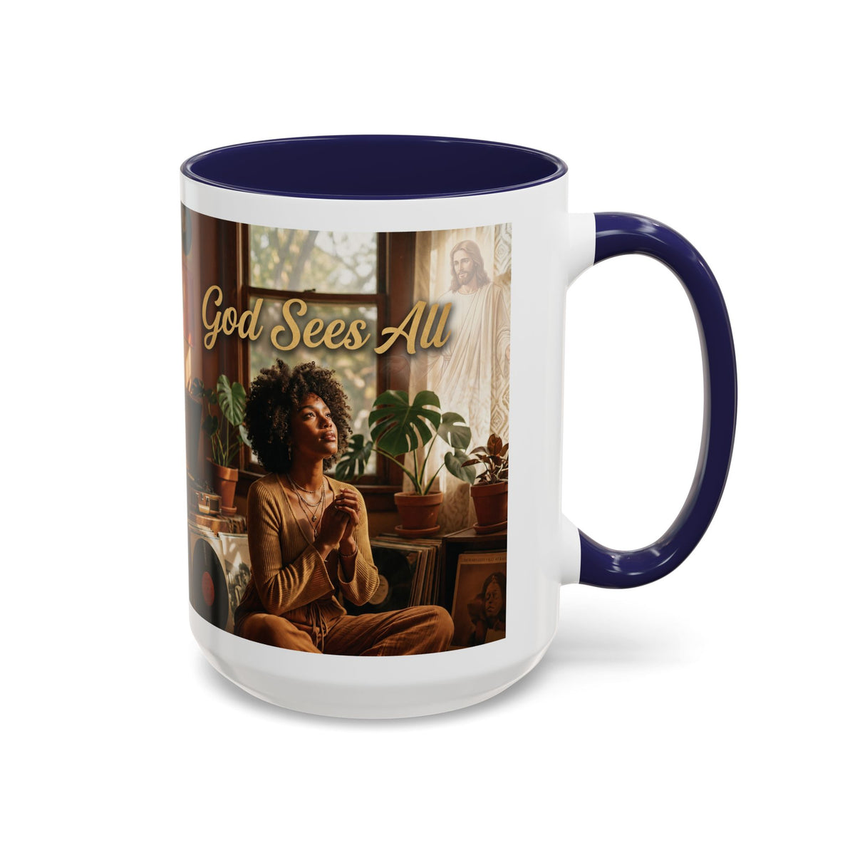 God Sees All | Album Art Mug | Free Digital Download | 11oz 15oz