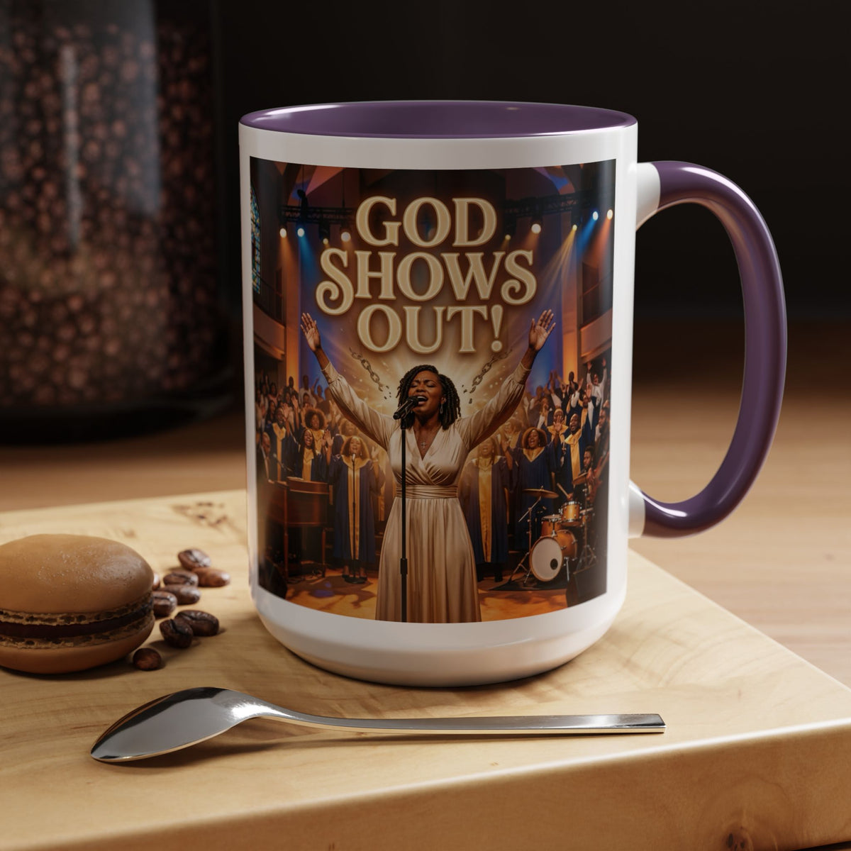 God Shows Out! | Album Art Mug | Free Digital Download | 11oz 15oz