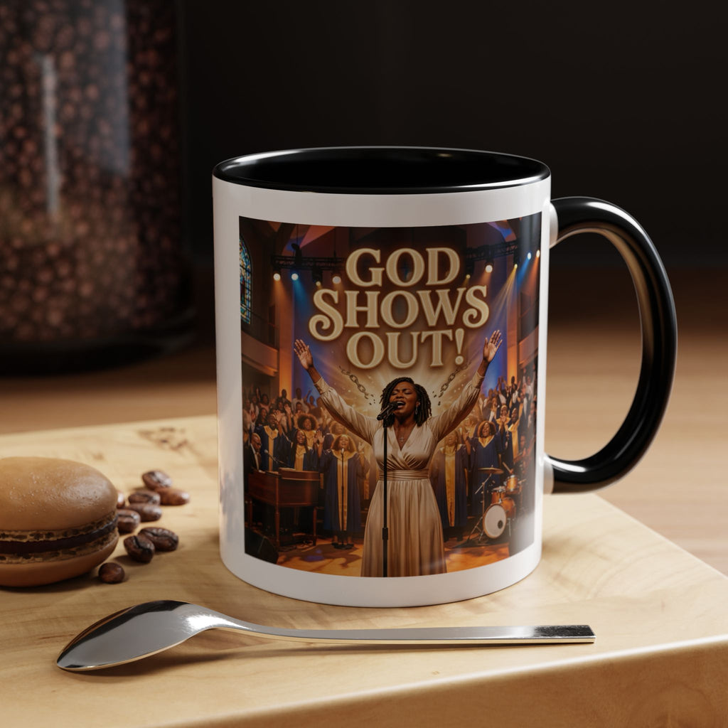 God Shows Out! | Album Art Mug | Free Digital Download | 11oz 15oz