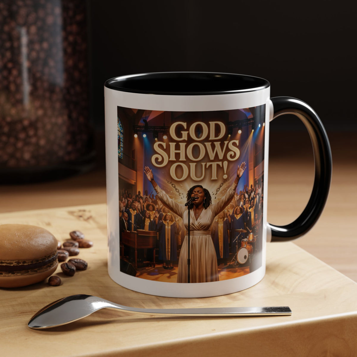 God Shows Out! | Album Art Mug | Free Digital Download | 11oz 15oz