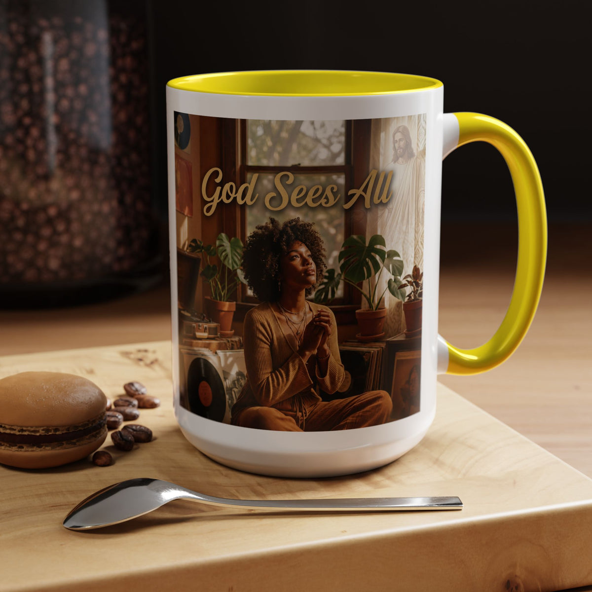 God Sees All | Album Art Mug | Free Digital Download | 11oz 15oz