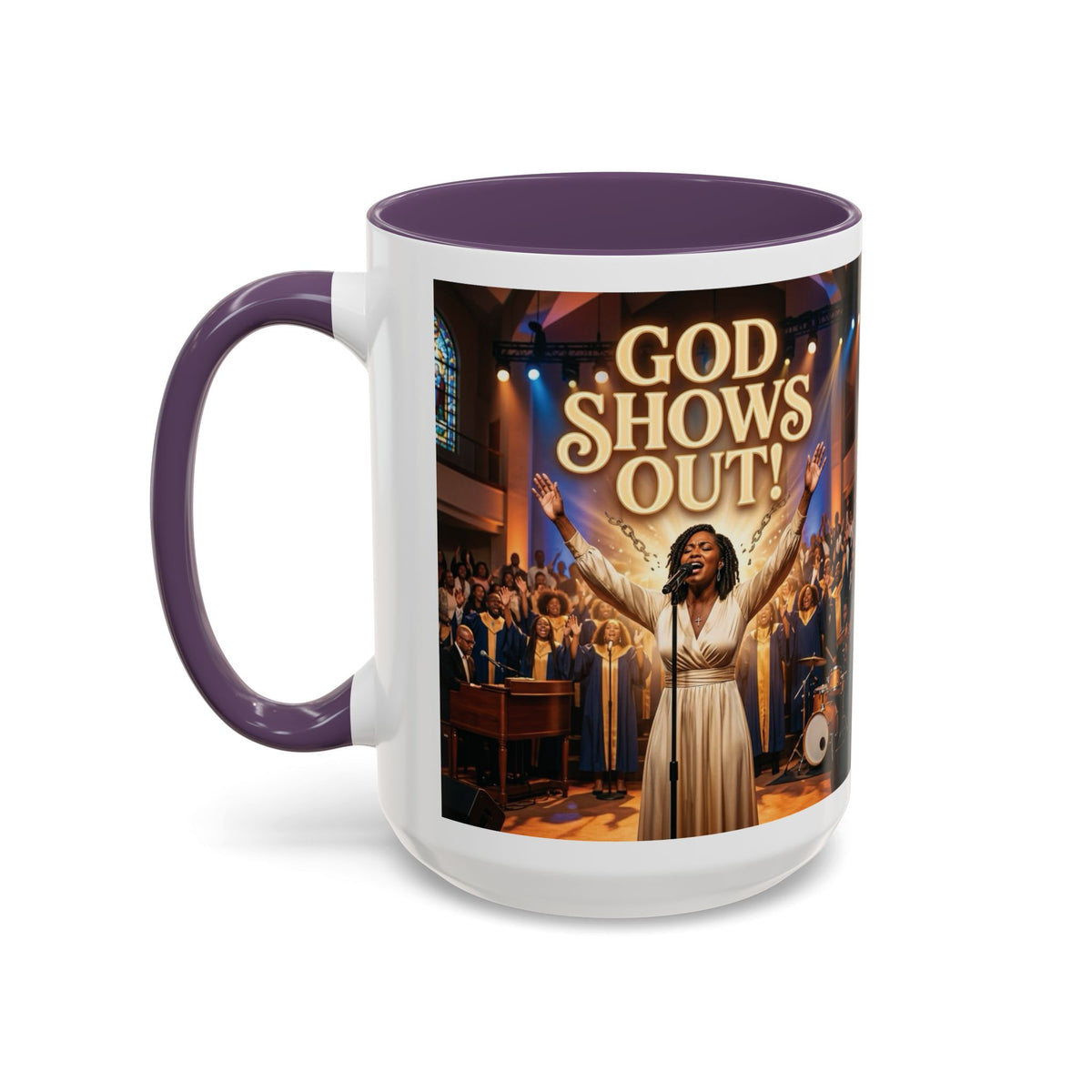 God Shows Out! | Album Art Mug | Free Digital Download | 11oz 15oz